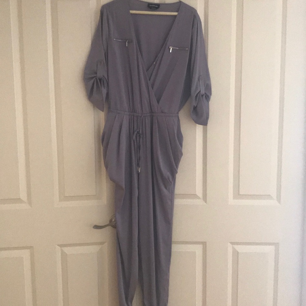 Light purple utility jumpsuit